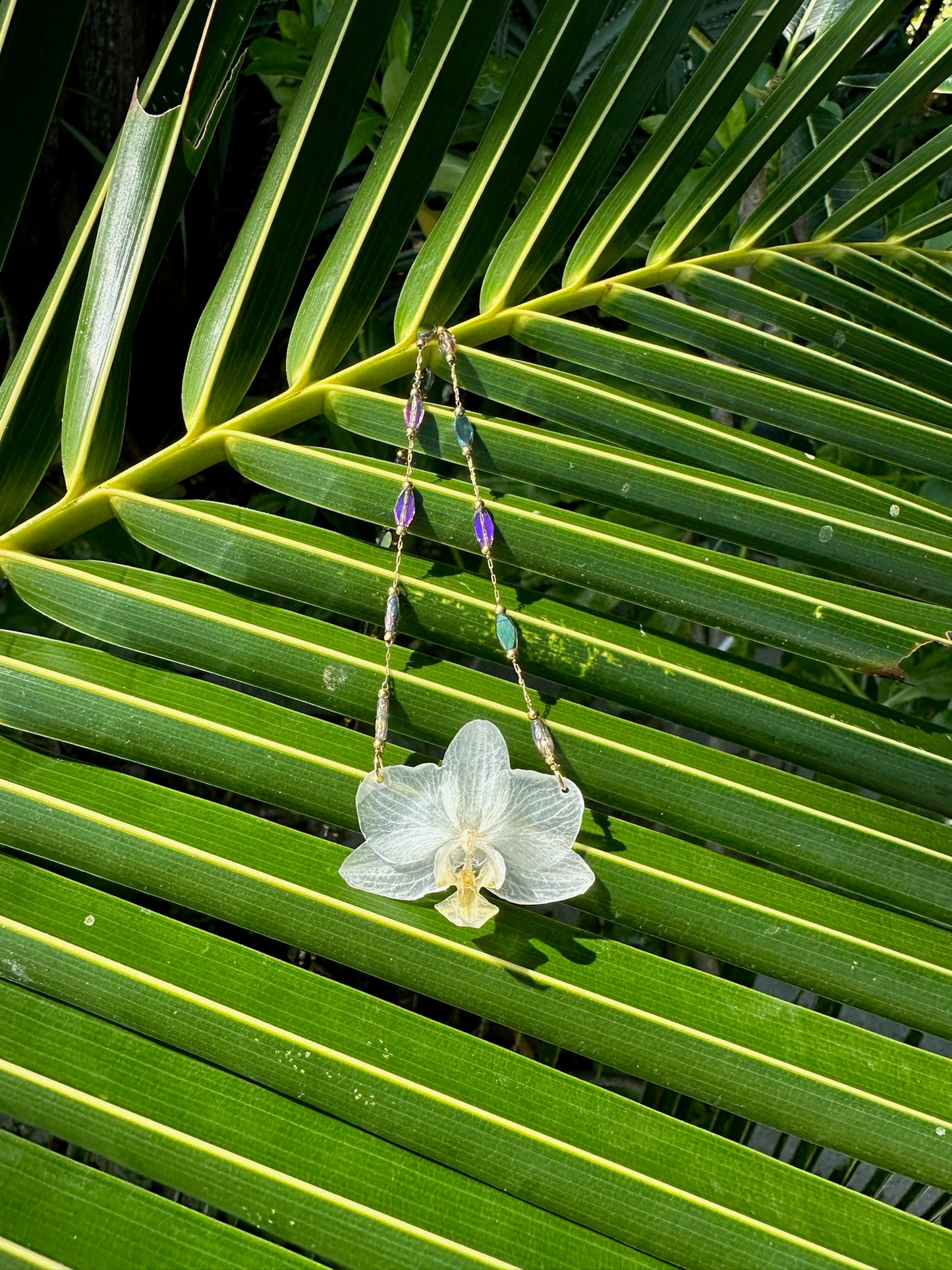 White Orchid Necklace