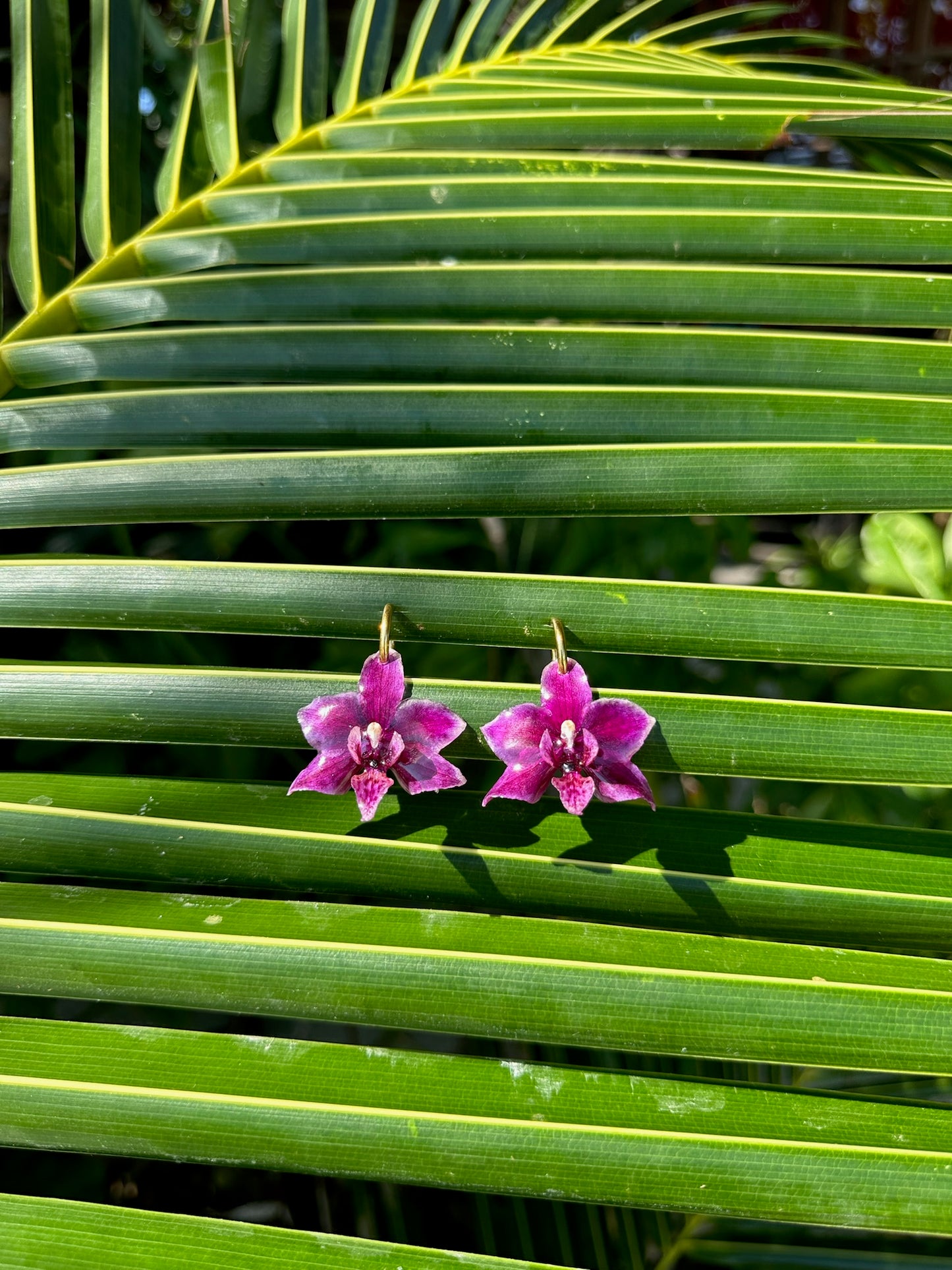 Exotic Orchid Earrings